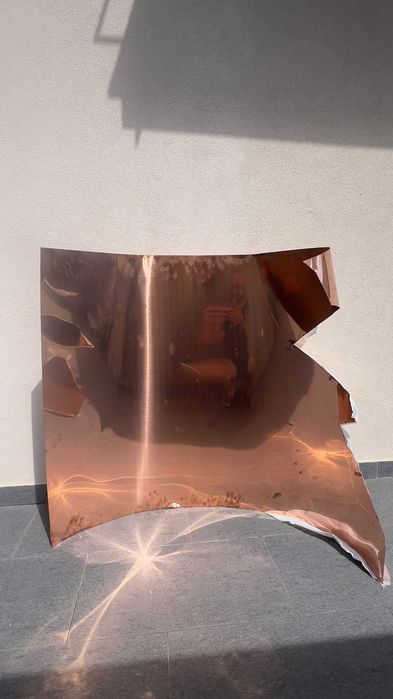 Folha de cobre polida