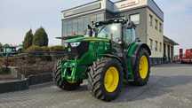 John Deere JD 6210R, 50 km/h, pneumatyka, TUZ, nowe opony!  329.900 zł netto. Przetestuj przed zakupem! JD 6195,6215,6190,7830