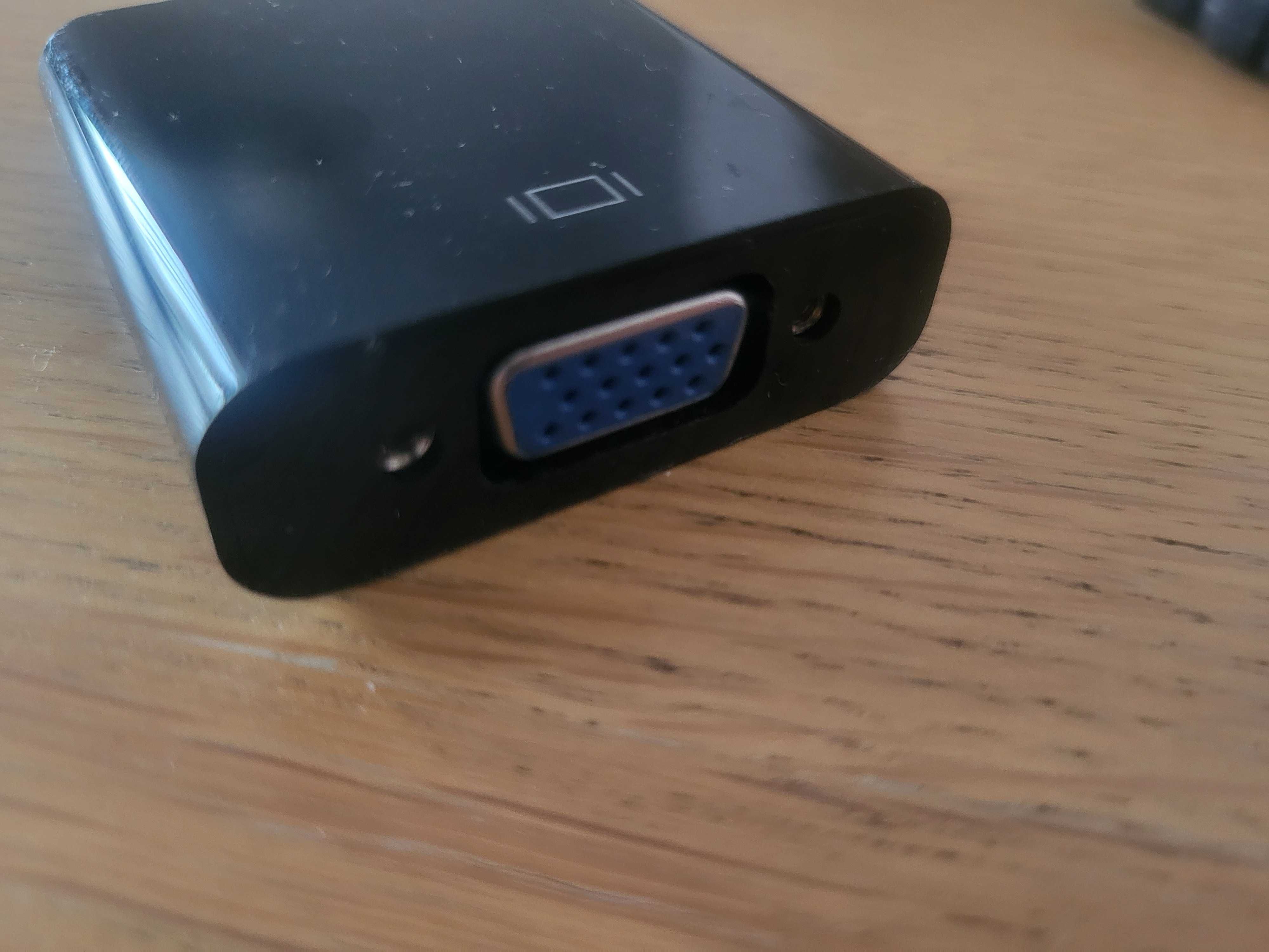 Adapter konwerter VGA (żeński) do HDMI (męski)