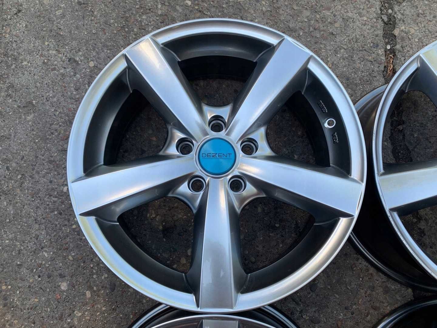4x felgi aluminiowe DEZENT F 17"x7" rozstaw 5x112 ET 40 NOWE !!