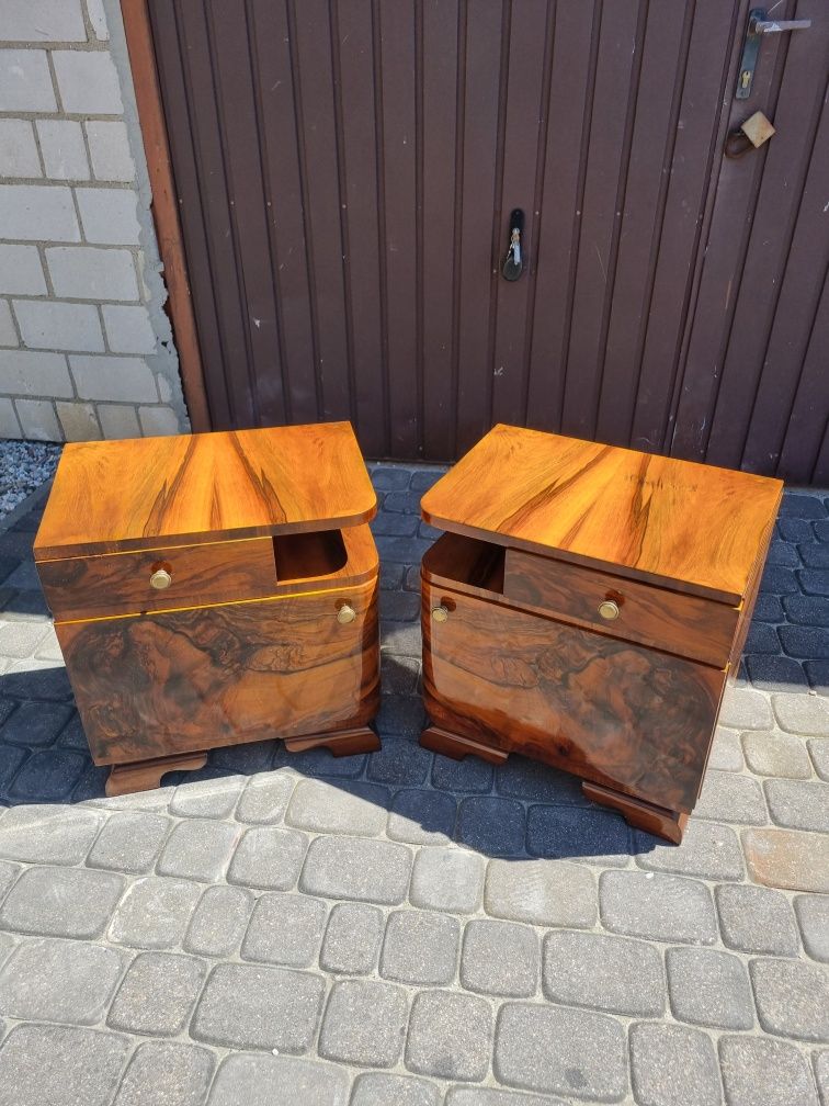 Szafki nocne Art Deco, nakastliki, antyk, vintage.