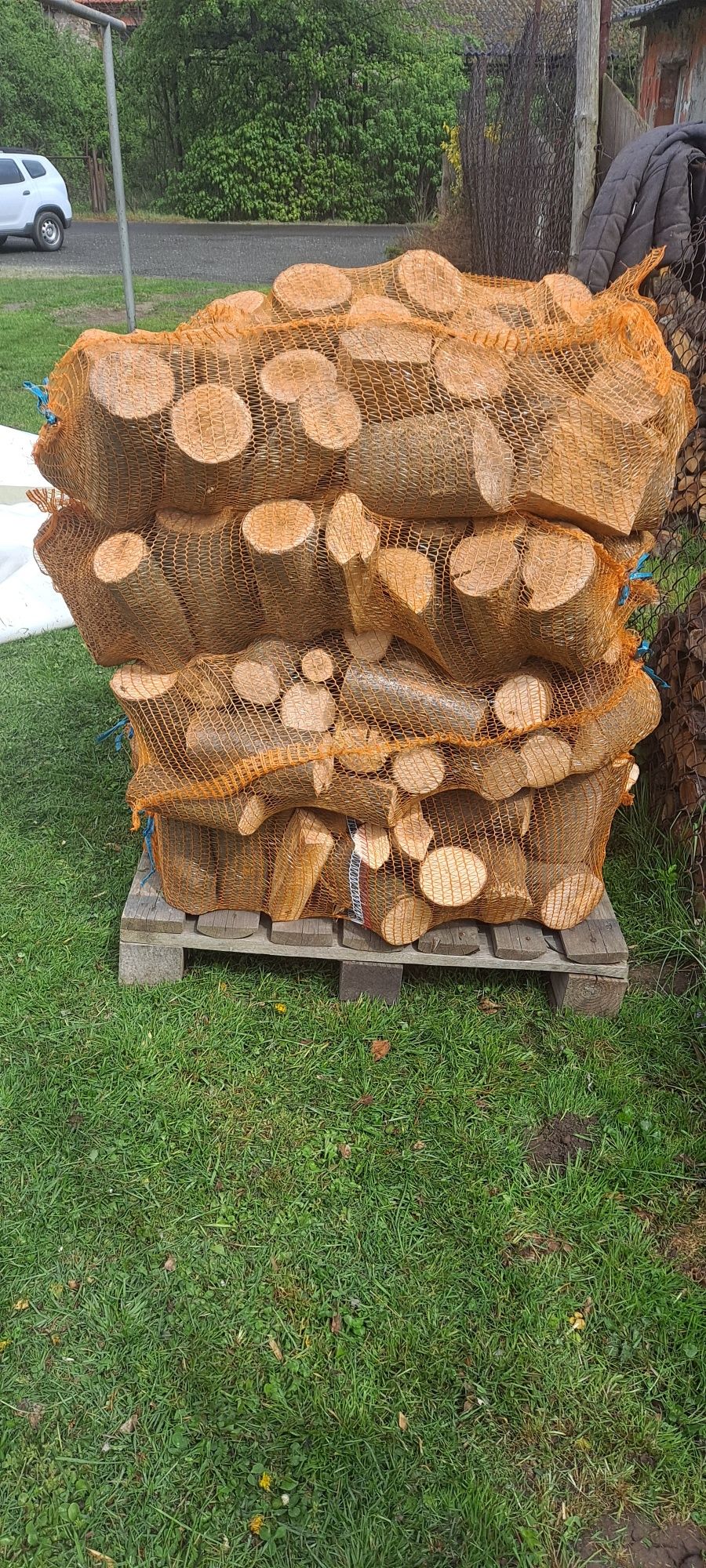 Drewno buk dąb suchy workowany możliwa dostawa
