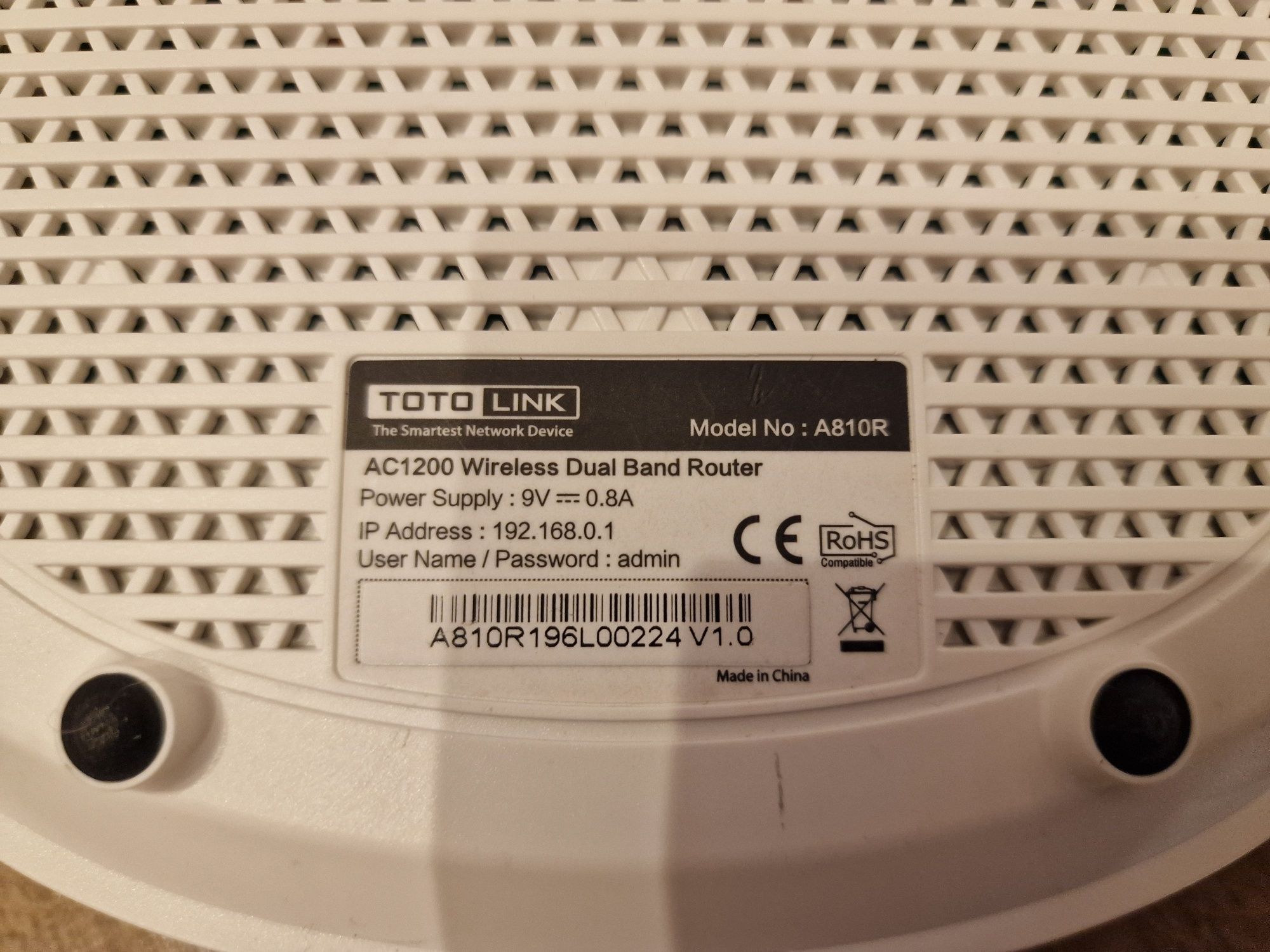 TOTOLINK A810R router wifi