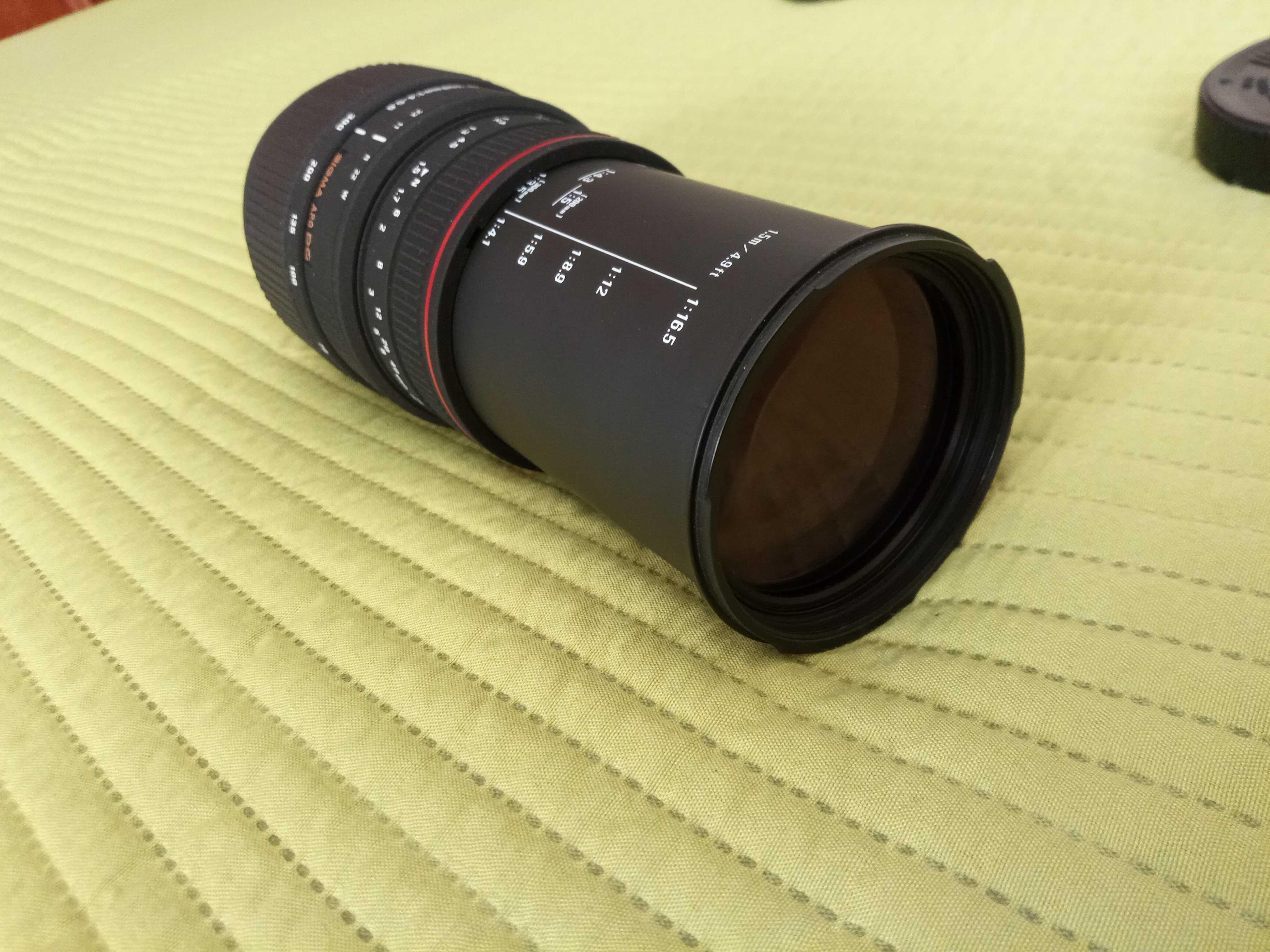 Lente fotográfica Sigma APO DG 70-300mm