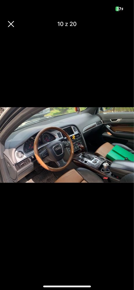 AUDI A3 8P A4 B7 B8 A5 Q5 A6 C6 A8 D3 kierownica DREWNO airbag SLINE
