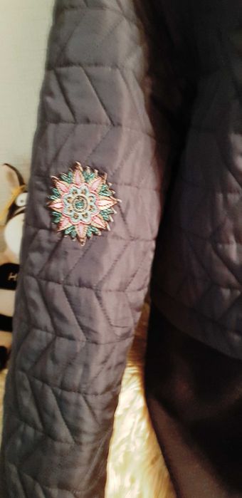 Пальто курточка ветровка 46-52 синяя