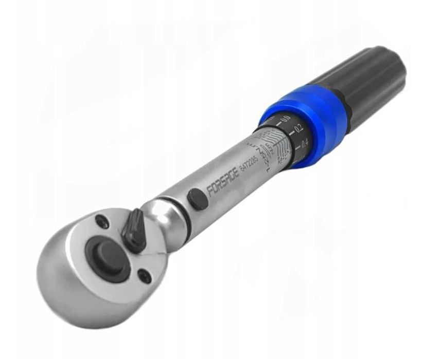 Динамометричний ключ Forsage двухсторонній 1/4" 1-25 Нм Сертифікат