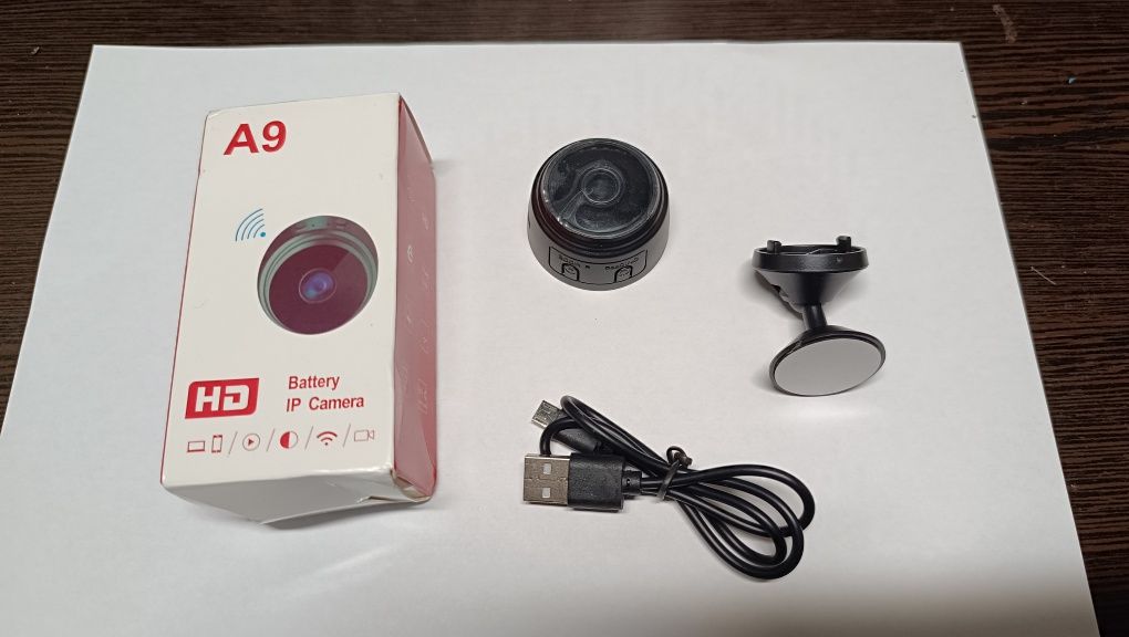 WiFi камера для відеонагляду A9 mini HD 720p