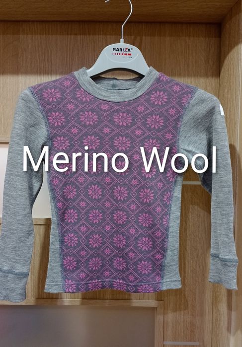 Bluzka koszulka termiczna wełniana, Merino Wool wełna Janus 116