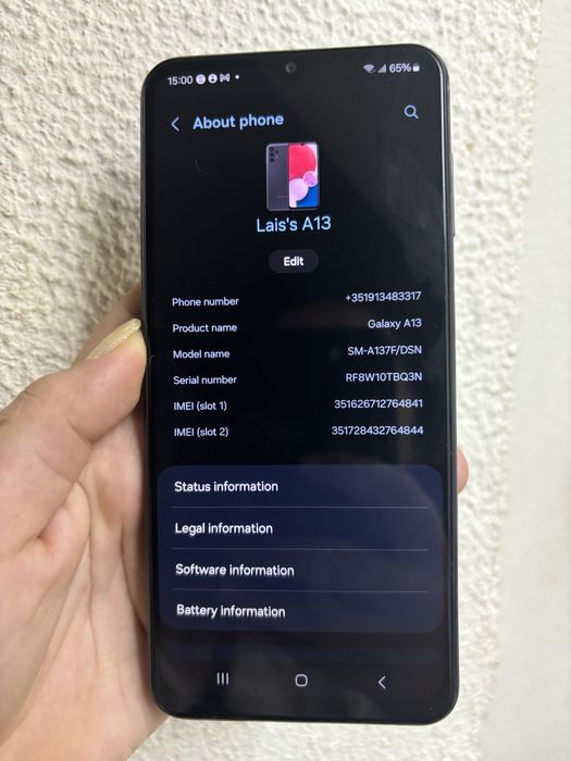 Telemovel impecavel Samsung A13