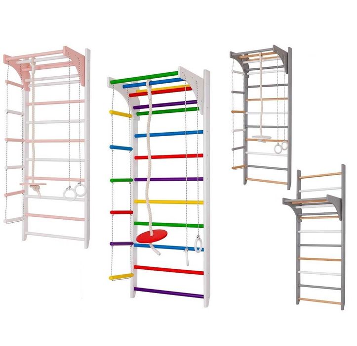 Wielofunkcyjna bukowa drabinka gimnastyczna - pelltech.pl