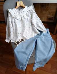 Блуза, джинси для дівчинки 3/4 років 104см