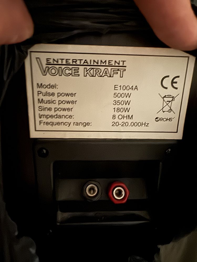 Amplituner Pioneer SX205 RDS + dwa glosniki Voice Kraft e1004a