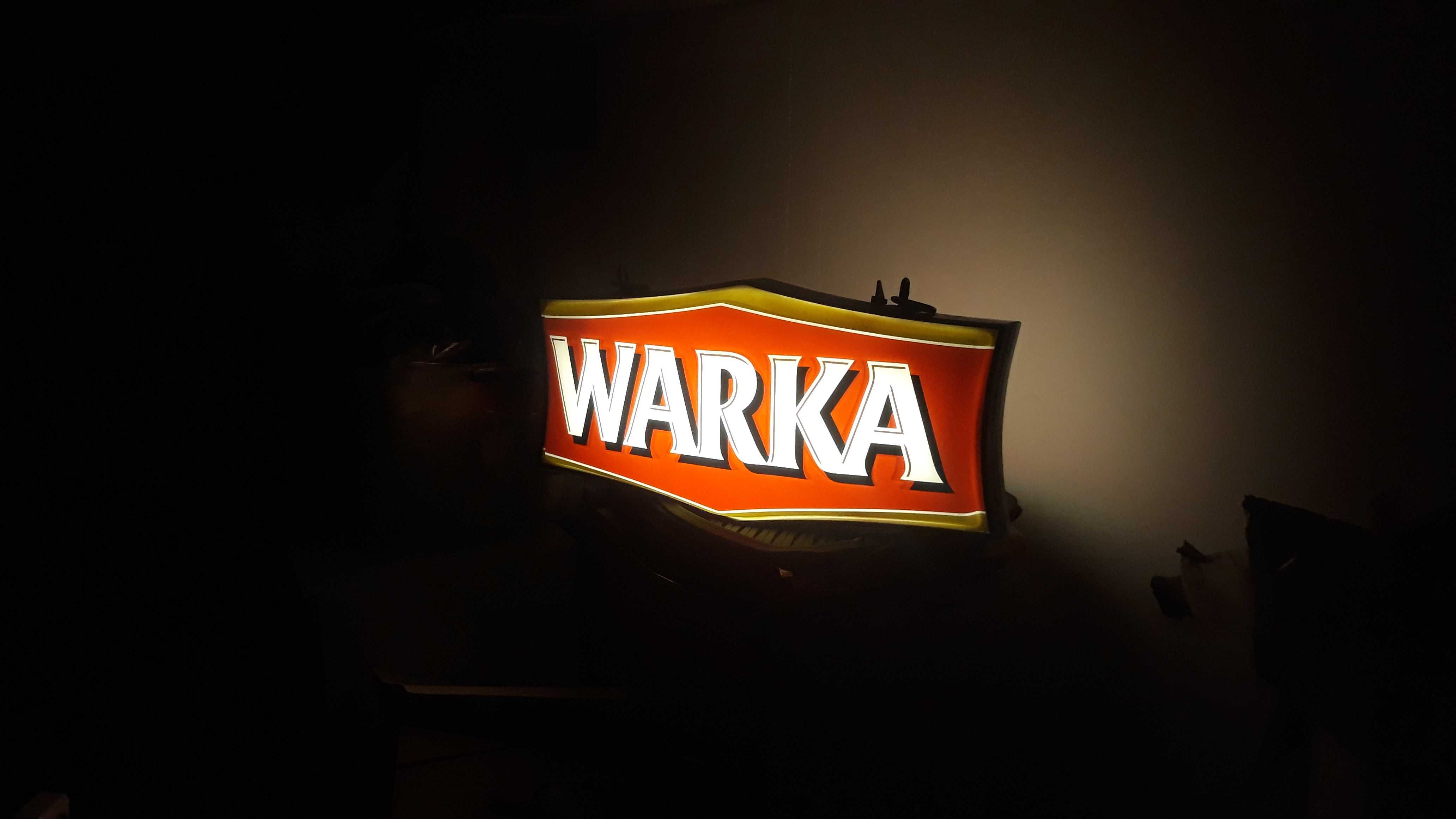 Reklama neon WARKA mała