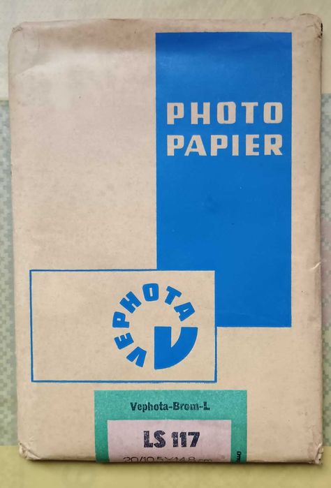 Фотобумага Vephota Papier Made in Germany (ГДР, Дрезден)