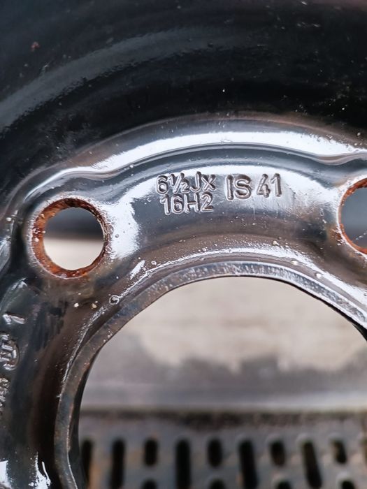 Felgi stalowe 5x115 16" 6.5J et41 Astra, InsigniaB, Cruze, Mokka, TPMS