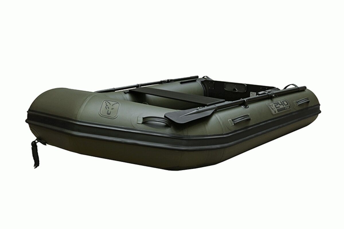 FOX 240 Green Inflatable Boat - Ponton Karpiowy