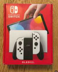 Nintendo Switch OLED 64gb NOWA - White, kupiona 20 kwietnia + GRA!