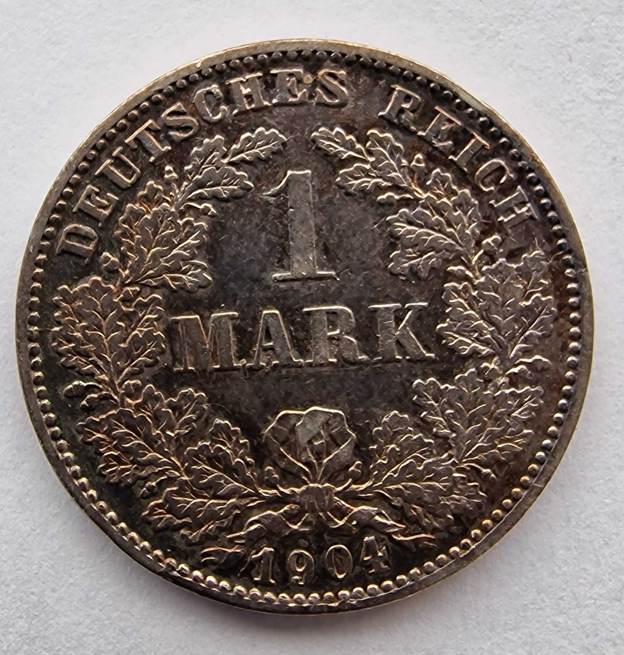 1 marka 1904 G Niemcy srebro