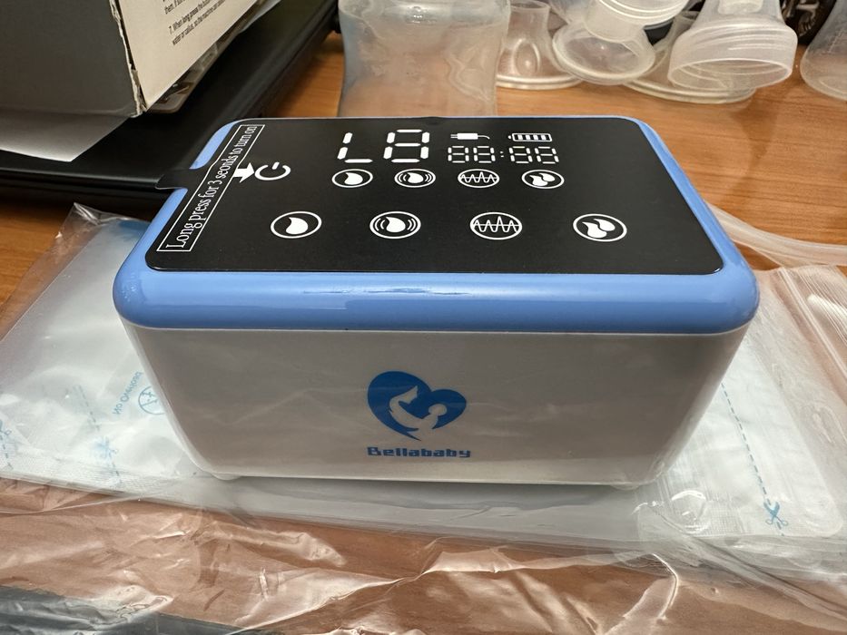 Bomba de tirar leite elétrica Bellababy Duo como nova com acessorios.