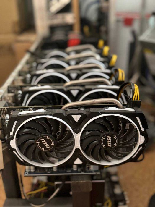 Продажа фермы из 4 видокарт Radeon RX 570