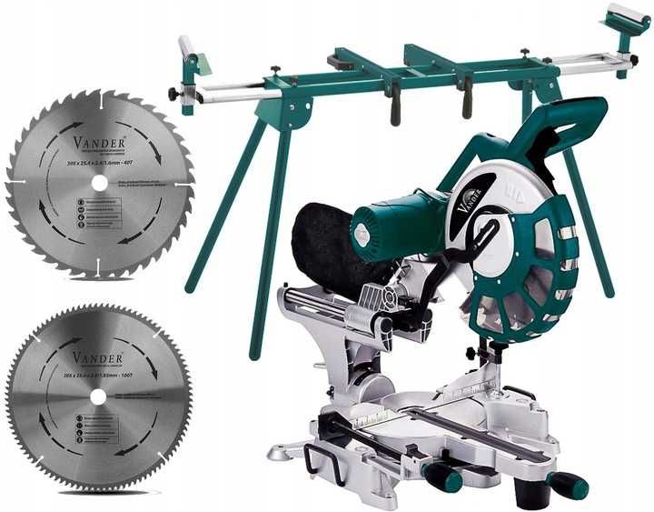 Ukośnica Pilarka do Drewna i Aluminium 305mm 2000W Soft Start Stolik *