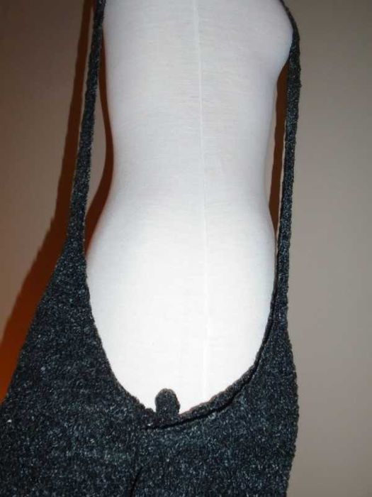 Bolsa/carteira/mala vintage em malhinha