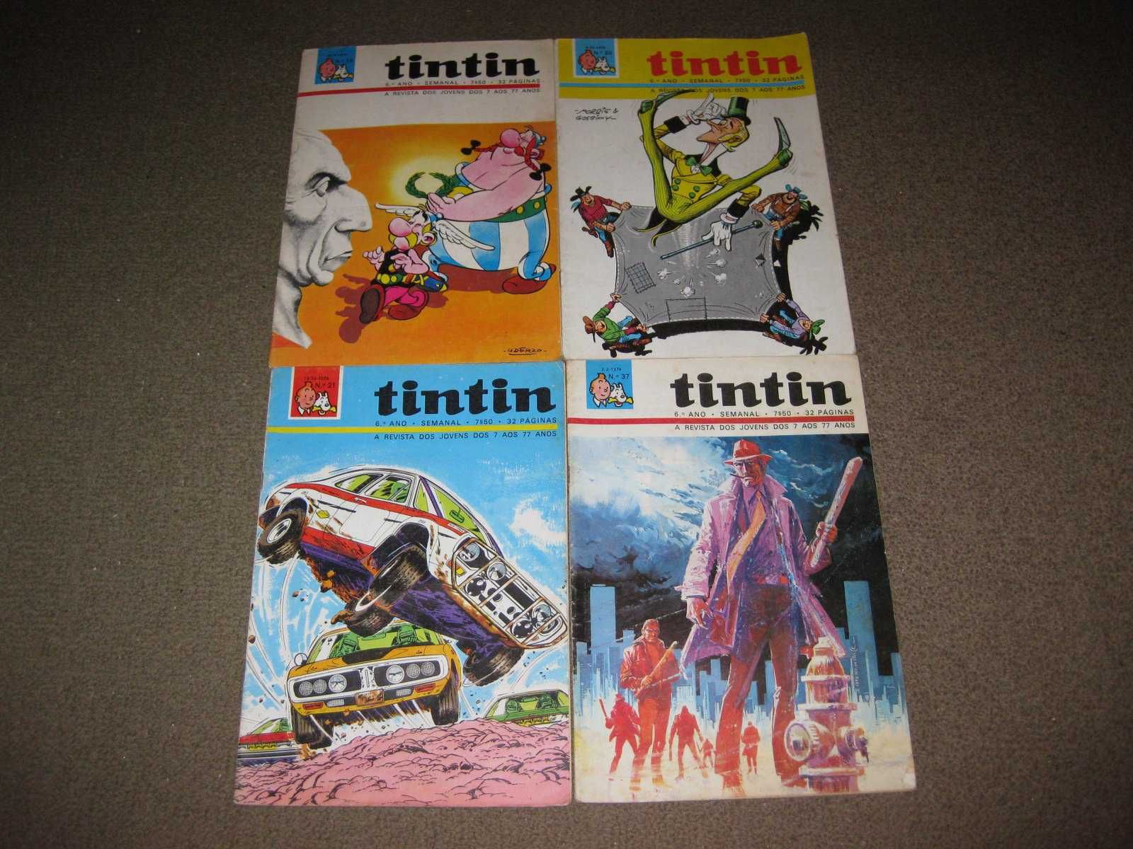 48 Revistas de Banda Desenhada "Tintin"