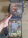 Gra GTA San Andreas PS2 PlayStation 2 z mapą i pkakatem płyta stan lus