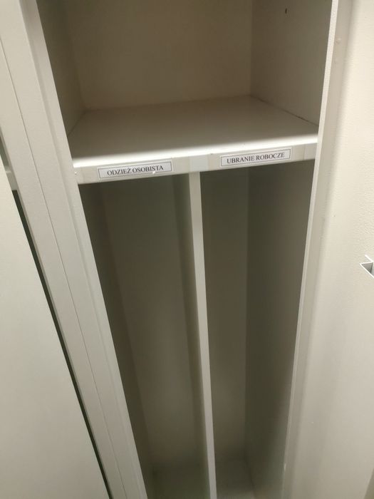 Szafka pracownicza BHP szpind podwójna jak nowa gastronomia
