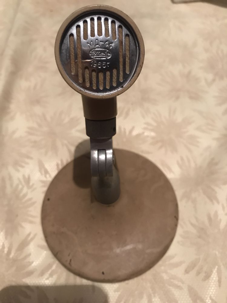 Продам микрофон 1966 года ссср антиквариат под любой интерьер
