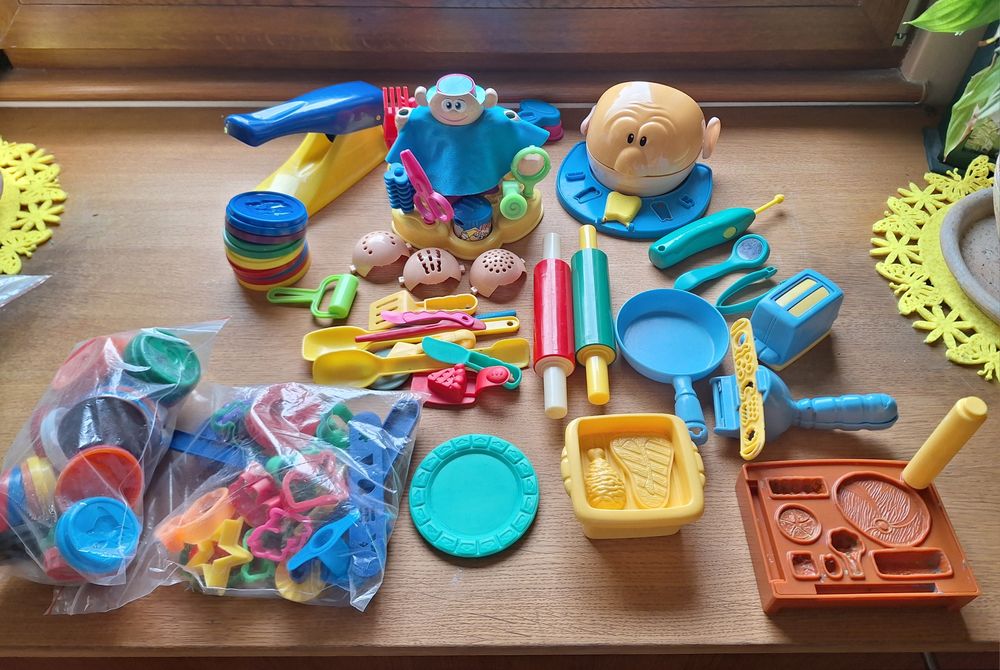 Duży zestaw zabawek do plasteliny