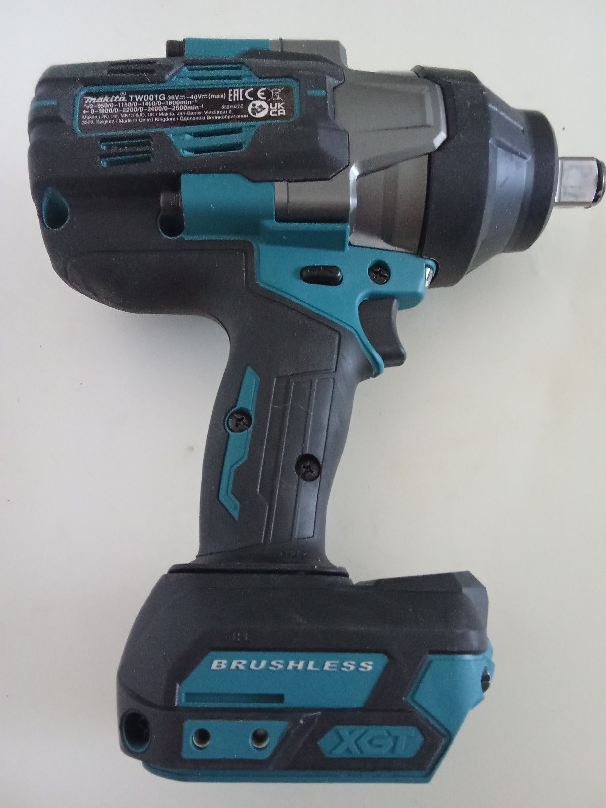 Makita TW0001G akumulatorowy klucz udarowy 3/4 40 v nowy oryginał