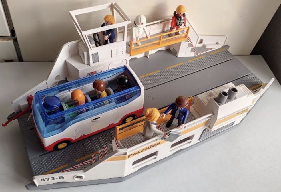Playmobil Автобус 6773, Паром 5127. Фигурки. Самолёт. Корабль Феи.