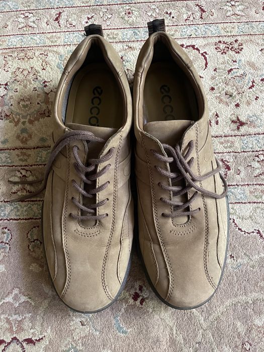 Кожанные полуботинки ecco 44 размер