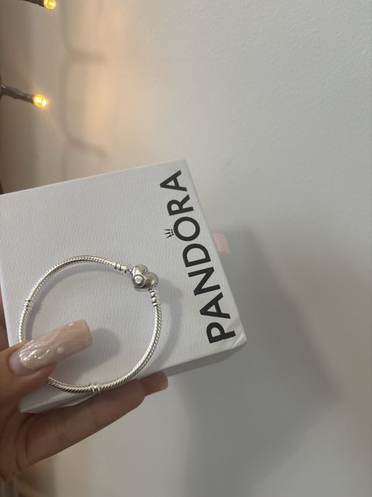 Pandora moments bransoletka modułowa nowa z pudelkiem srebrna