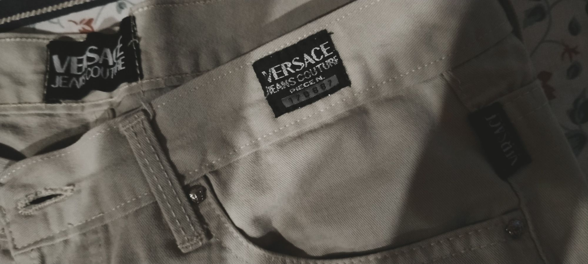 Versace oryginalne Jeans Couture spodnie