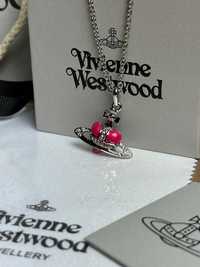 Vivienne Westwood Mini Heart Pink подвеска кулон підвіска