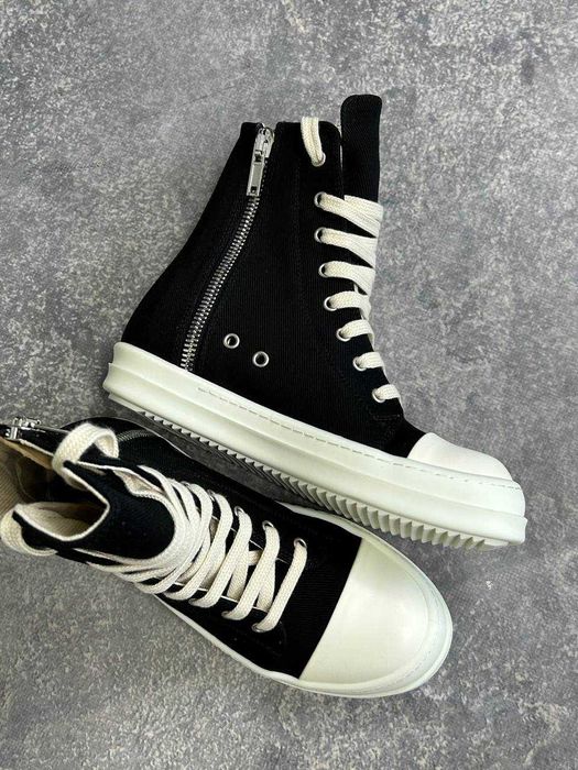Кеди Rick Owens DRKSHDW laces sneakers ramones geobasket кеды 39 40 38