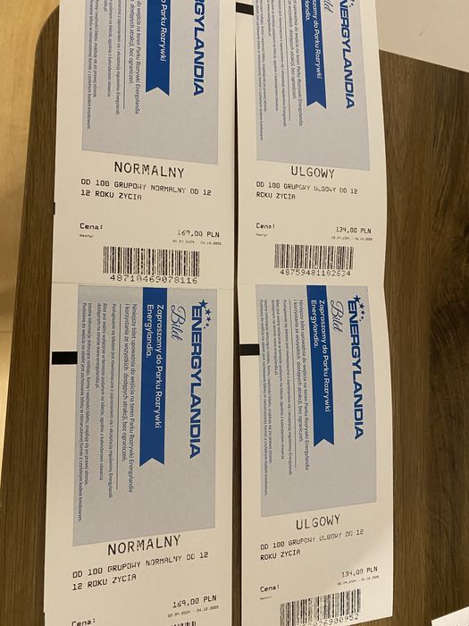 Bilety do energylandii