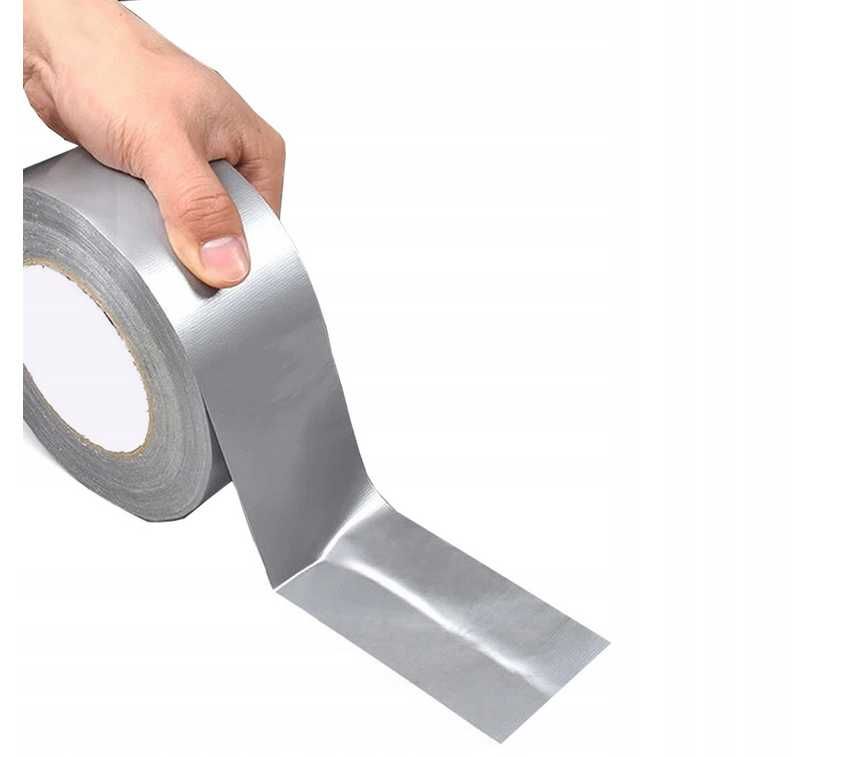 Mocna Taśma Naprawcza Zbrojona Srebrna 15m 48mm Flex Tape Pakiet 5szt