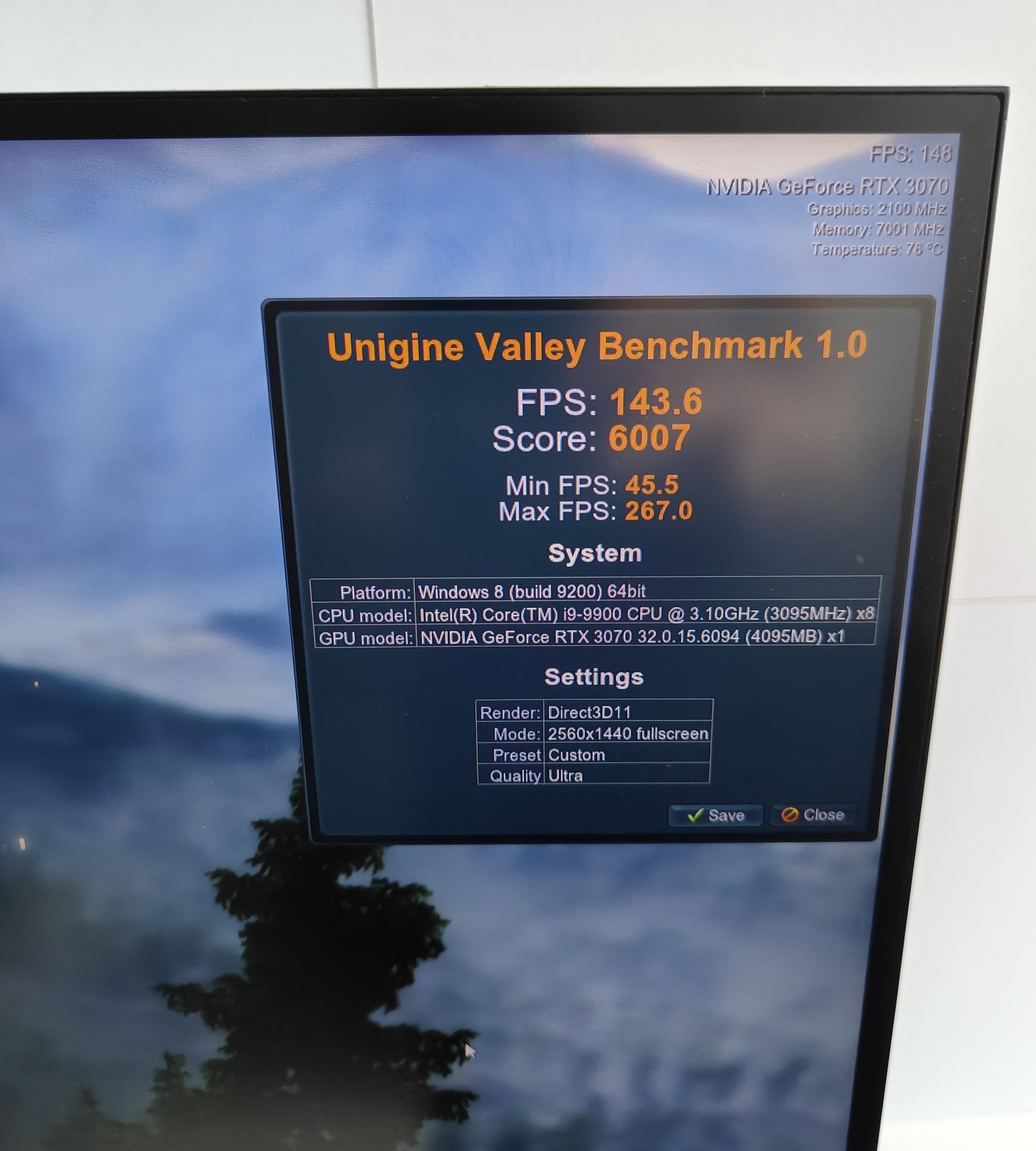 GeForce RTX 3070 Palit Jet Stream