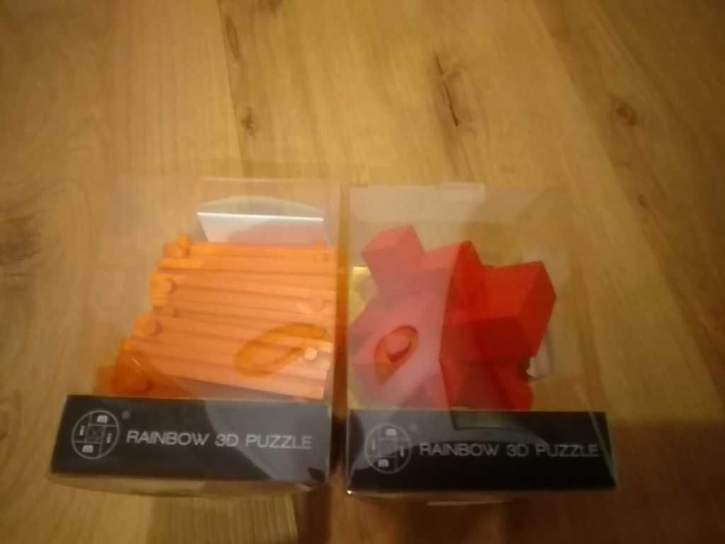 Jogos Montessori (Goki) + puzzles (Rainbow 3D Puzzle)