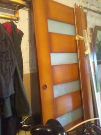 Drzwi  drewnianne przesuwne 90