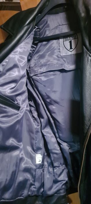 Kurtka skórzana męska