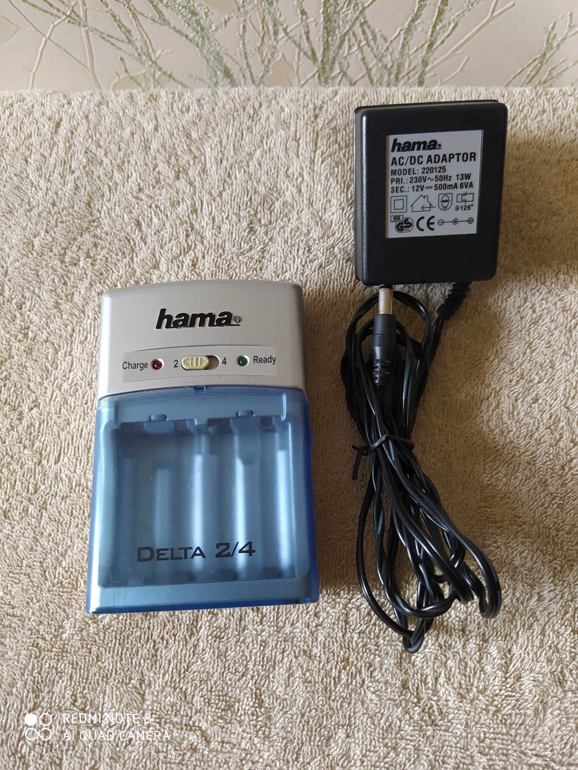 Зарядное устройство hama Delta 2/4 для аккумуляторов АА и ААА.