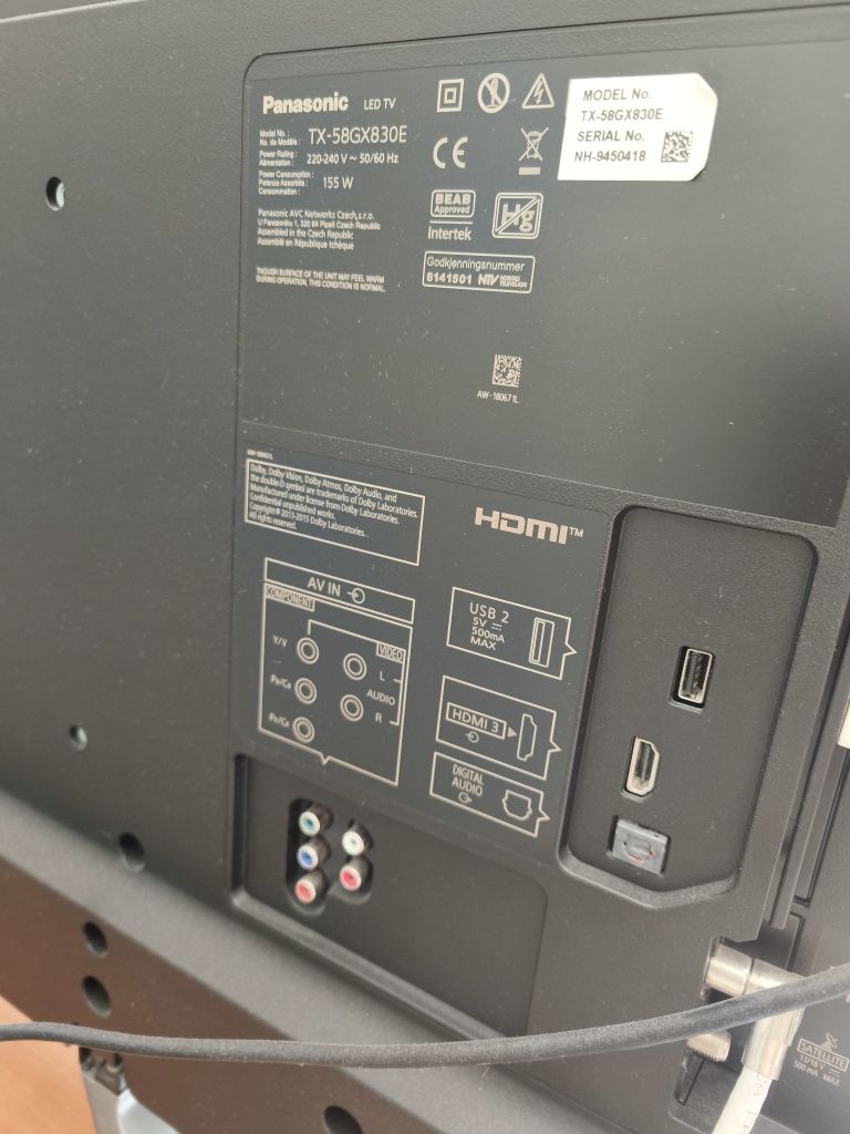 Telewizor tv Panasonic TX-58Gx830E