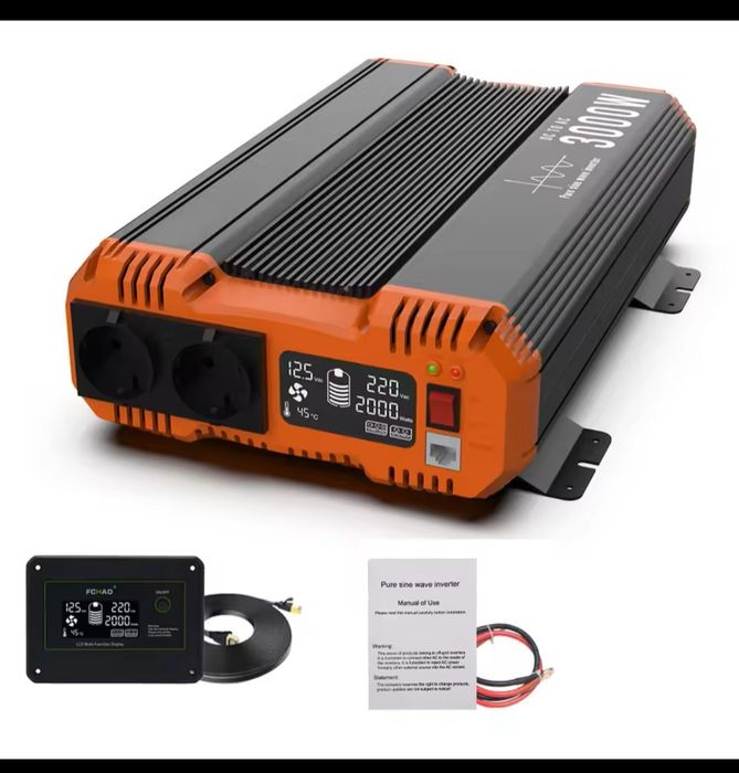 Przetwornica sinusoidalna mocy 12 V do 230 V 6000 W,