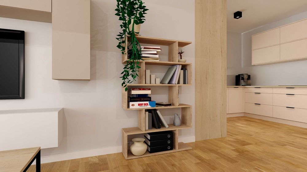 Regał Meblowy 162 x 90 x 25 Regał na ksiazki Biblioteka nowoczesny