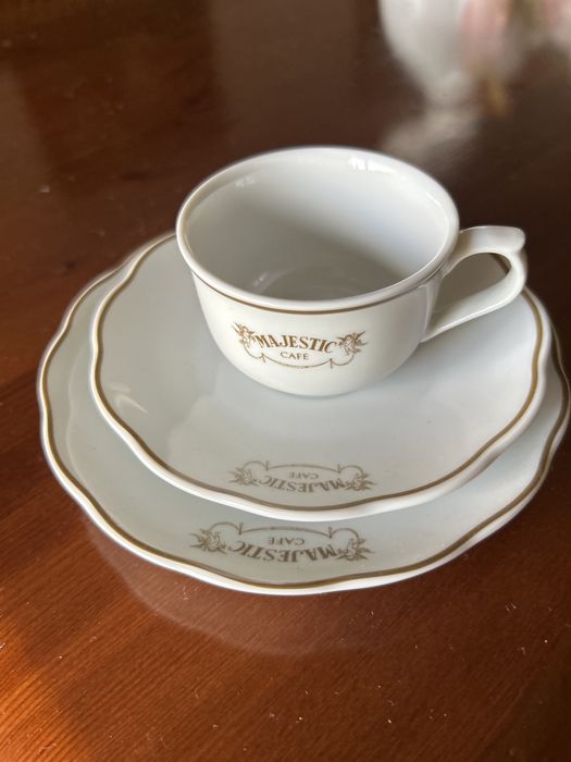 Chávena, pires e prato, Vista Alegre/Magestic.